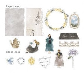 Mignonfeuille Series Gold Foil Sticker - My Room