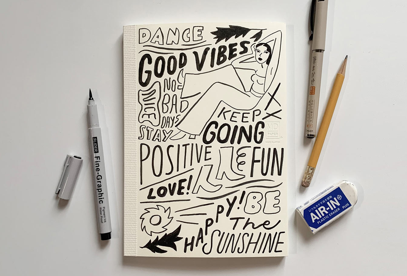 Artist Limited 15th Anniversary A6 Blank Notebook