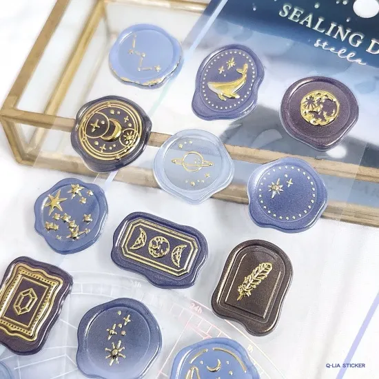 Stella Gold Foil Sticker Series- Luminous Green