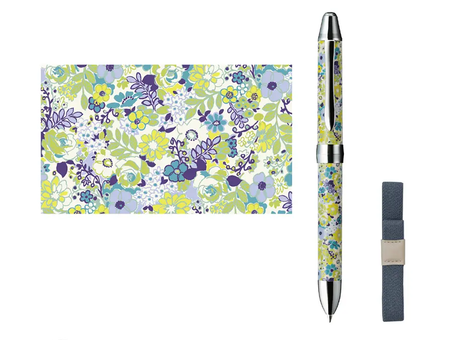 Vicuña EX x Design studio Garageland 0.5mm Textile Design Multifunction Pen