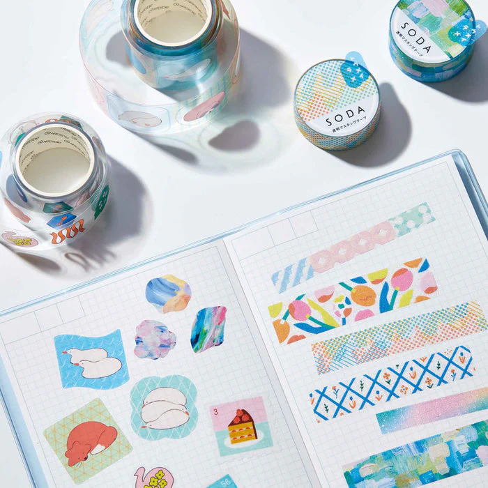 Hitotoki SODA Clear Tape Series - Tulip