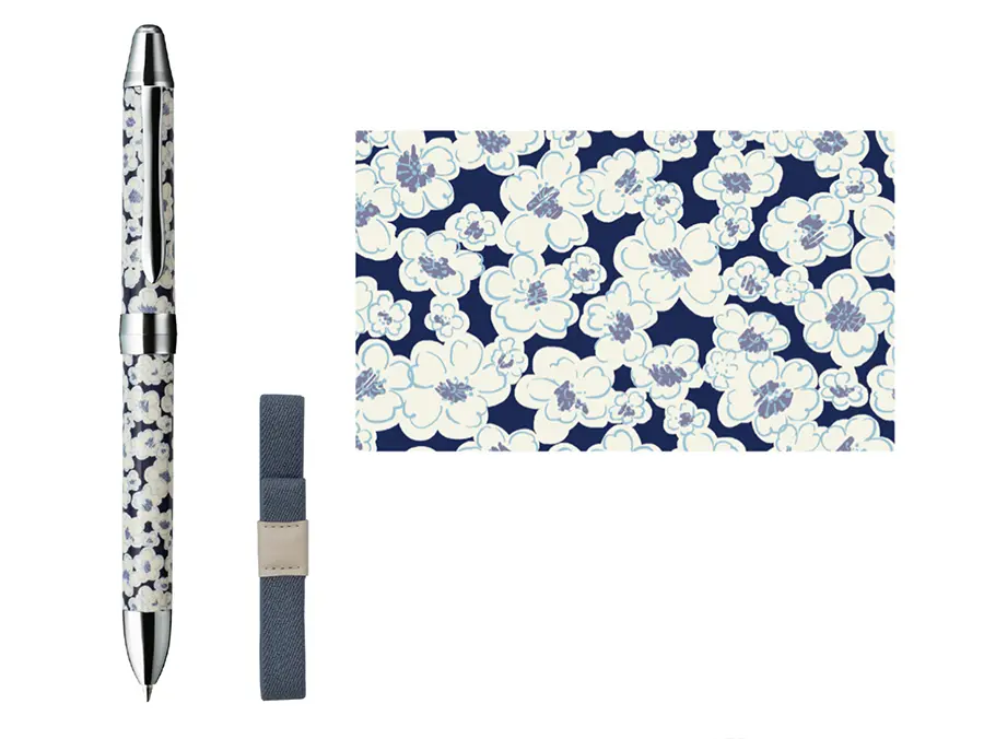 Vicuña EX x Design studio Garageland 0.5mm Textile Design Multifunction Pen