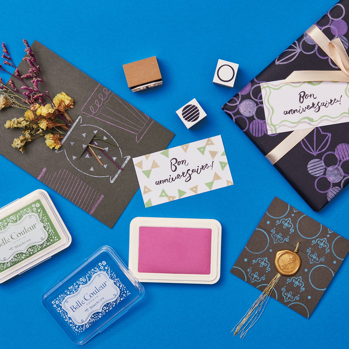 Belle Couleur European Color Limited Oil-Based Ink Pad (8 Color)