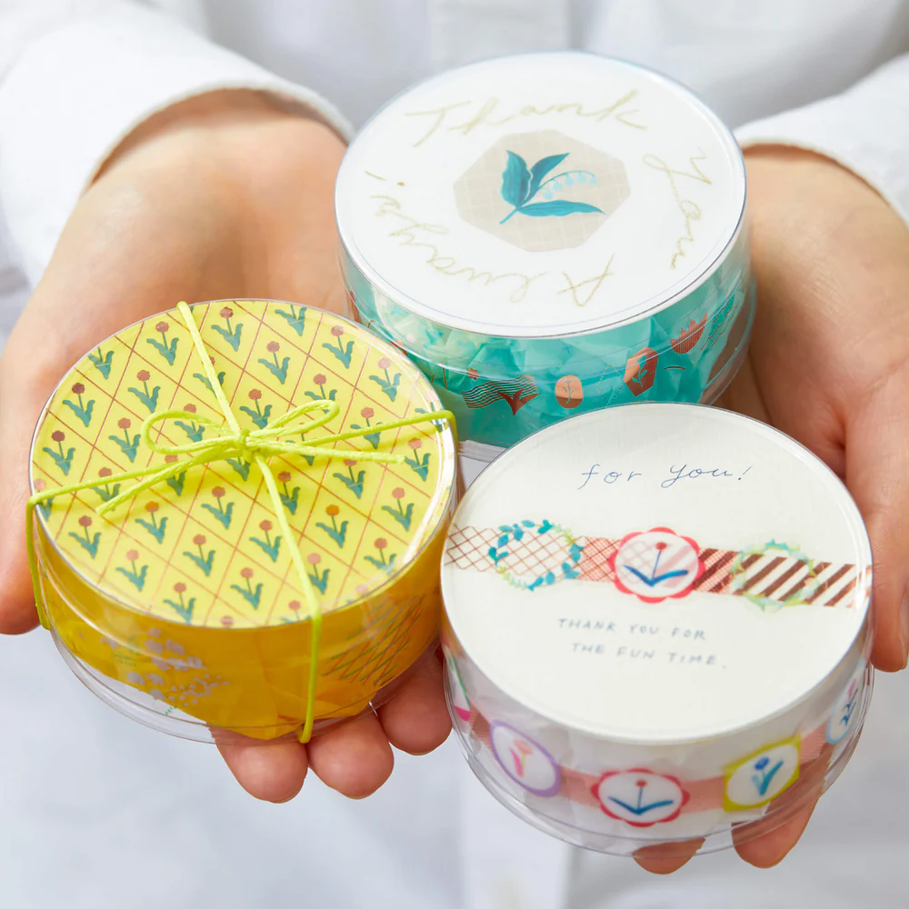 Hitotoki SODA Sticker Clear Tape Series - Relaxing Cat