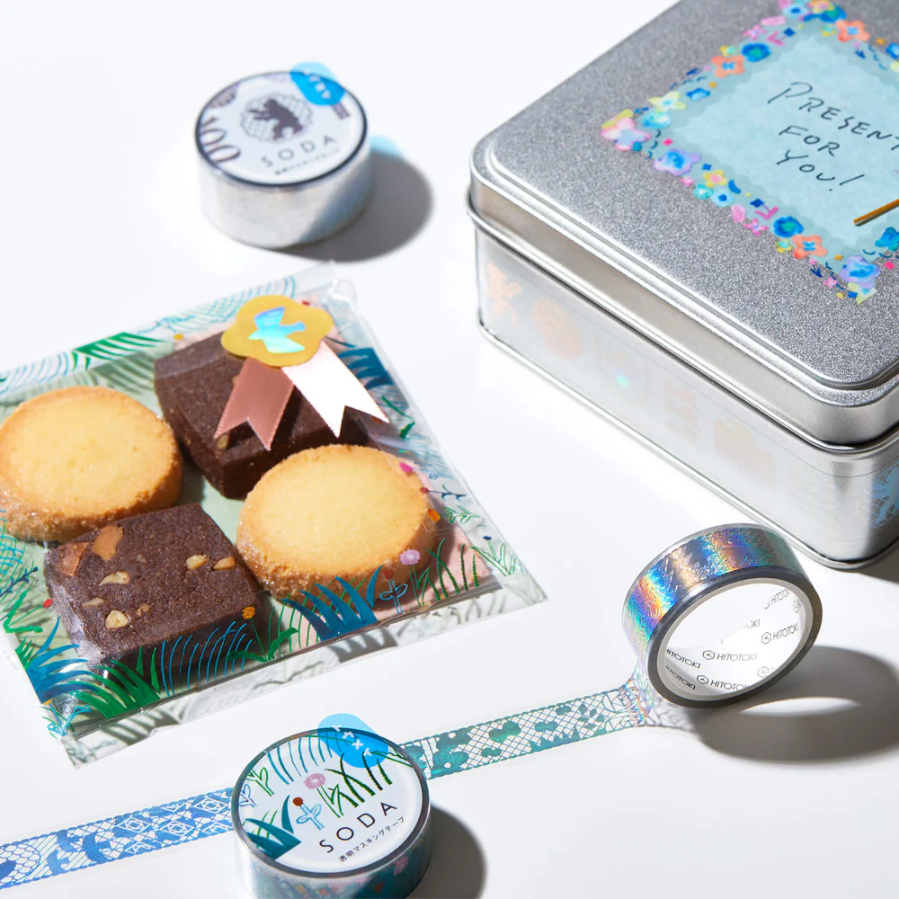 Hitotoki SODA Aurora Foil Clear Tape Series - Mirror