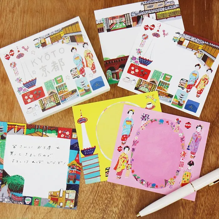 Cozyca Products - Memo Pad Series designed by Ai Okino - Kyoto