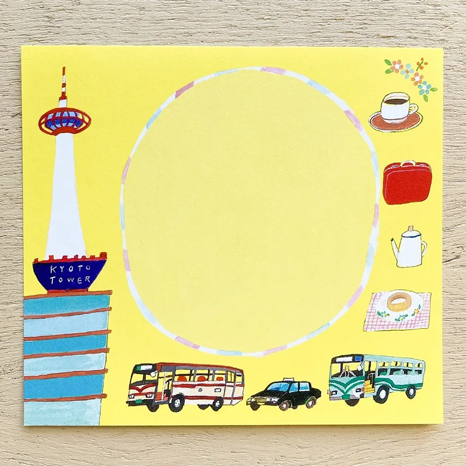 Cozyca Products - Memo Pad Series designed by Ai Okino - Kyoto