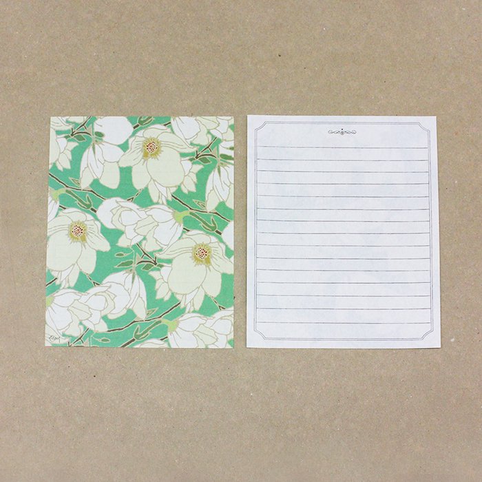 Letter Writing Set Series designed by Emily Burningham - Clematis