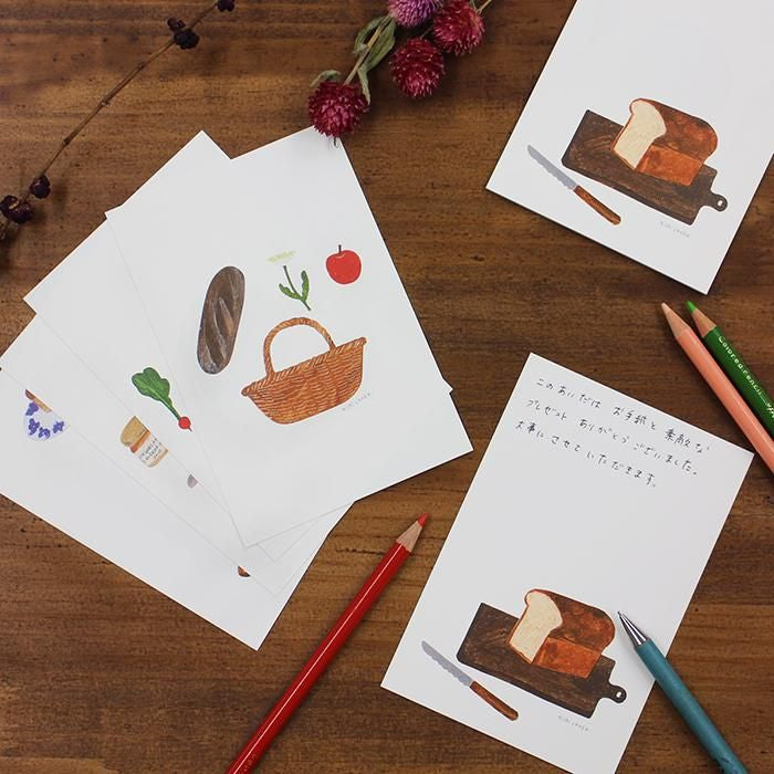 Postcard Set Series designed by Nishi Shuku - BREAD