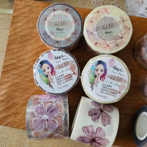 Flower Volume 20 PET Tape Sample - 1 Loop (200cm)