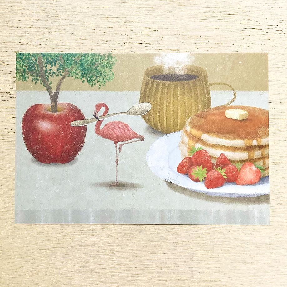 Foil Postcard designed by Akira Kusaka - Tea Party