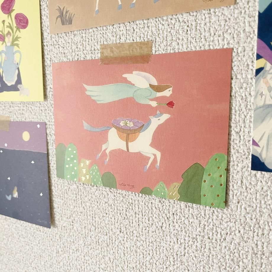 Foil Postcard designed by Hiiragi Yuka - On the day of birth