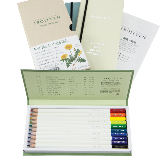 Tombow - Irojiten Colored Pencil Set - Rainforest Colors