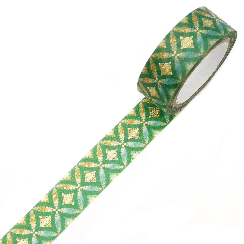 Kimono Zen Series Gold Foil Washi Tape - Hana Shippo