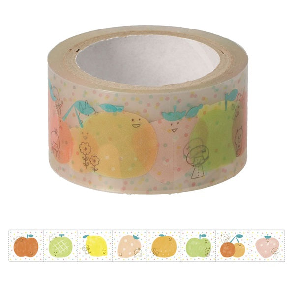 Mizutama Pre-Cut Clear Tape (Soft / Flower / Fruit)