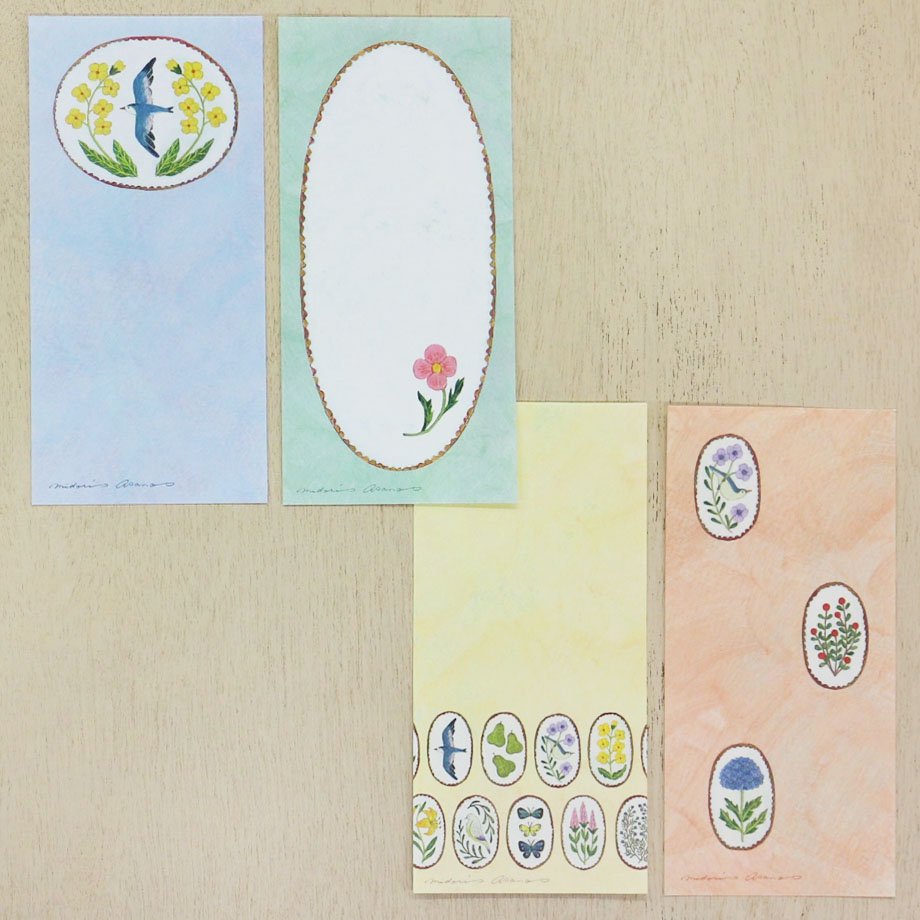 Mini Notepad Series designed by Asano Midori - Birds Song