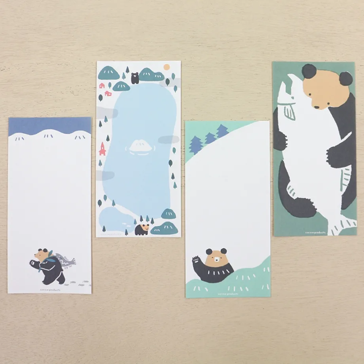 Mini Notepad Series designed by Masao Takahata - Kuma
