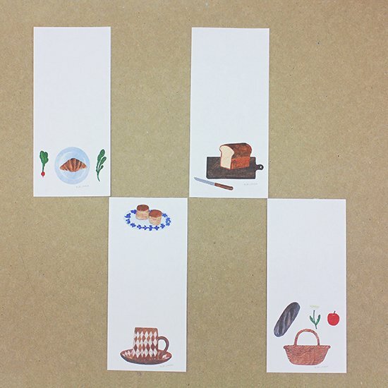 Mini Notepad Series designed by Nishi Shuku - Bread
