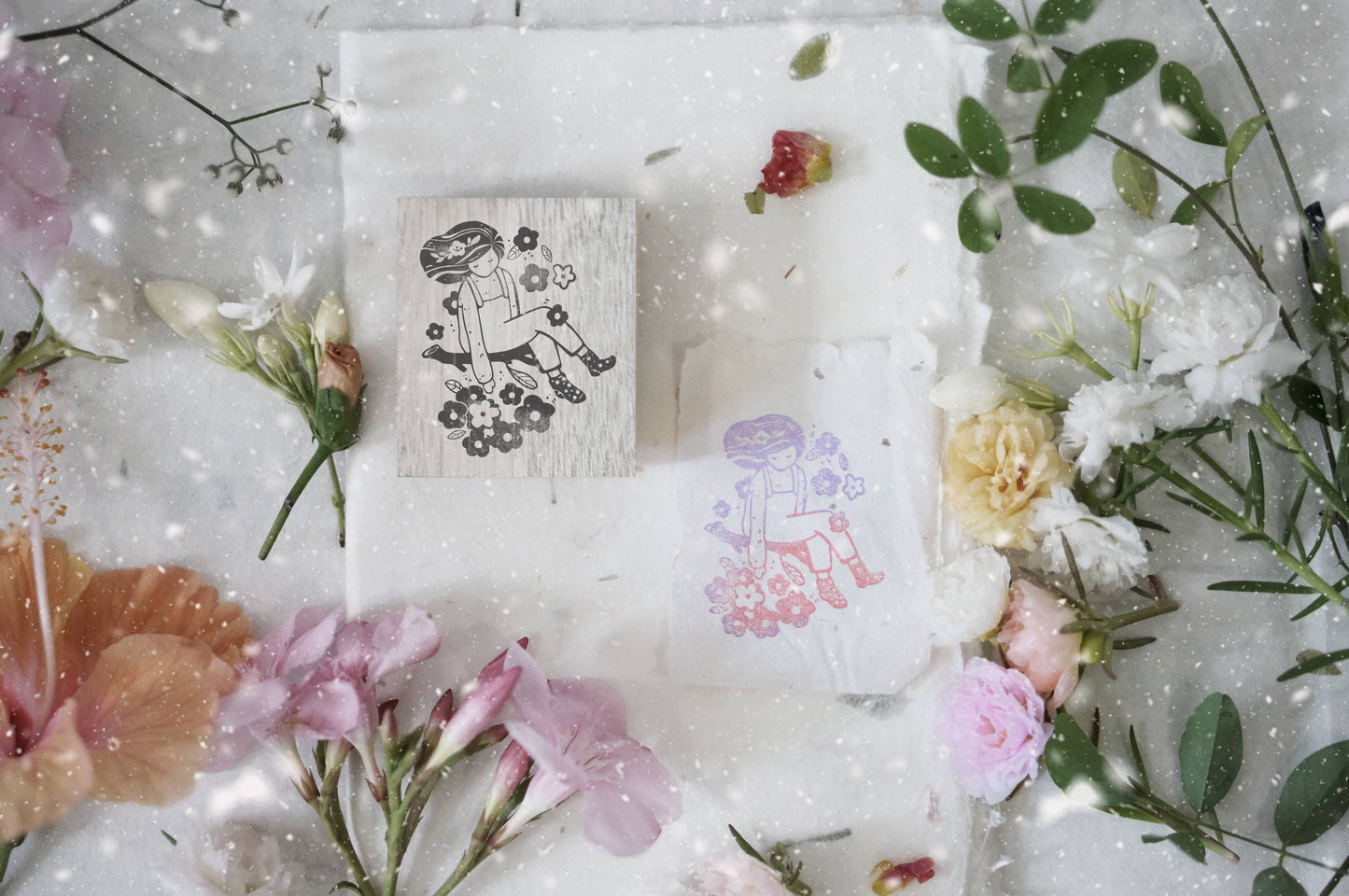 BLOOM Rubber Stamp