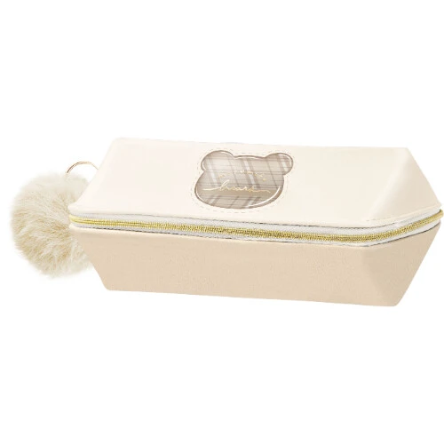 Fluffy Bears Pen & Pencils Case / Open Tray Pen Pouch