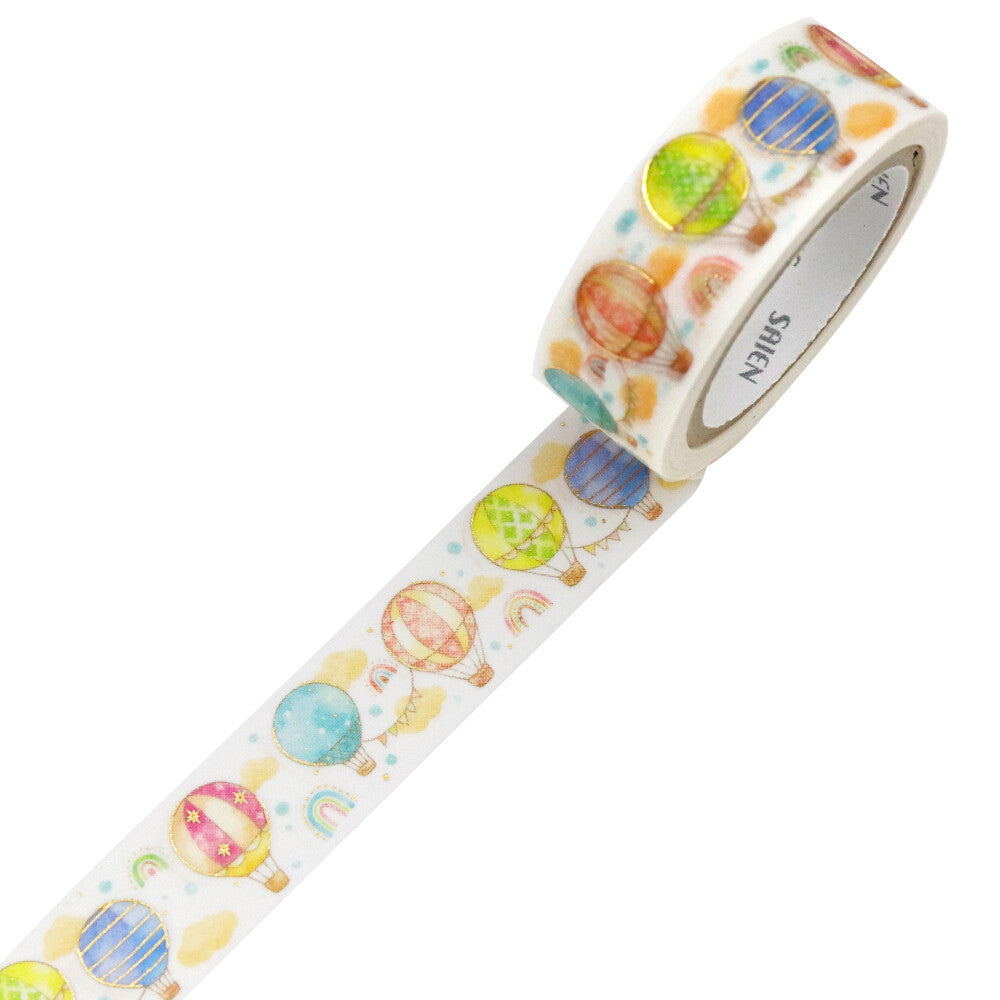 Saien Foil Series Gold Foil Washi Tape - Ballon