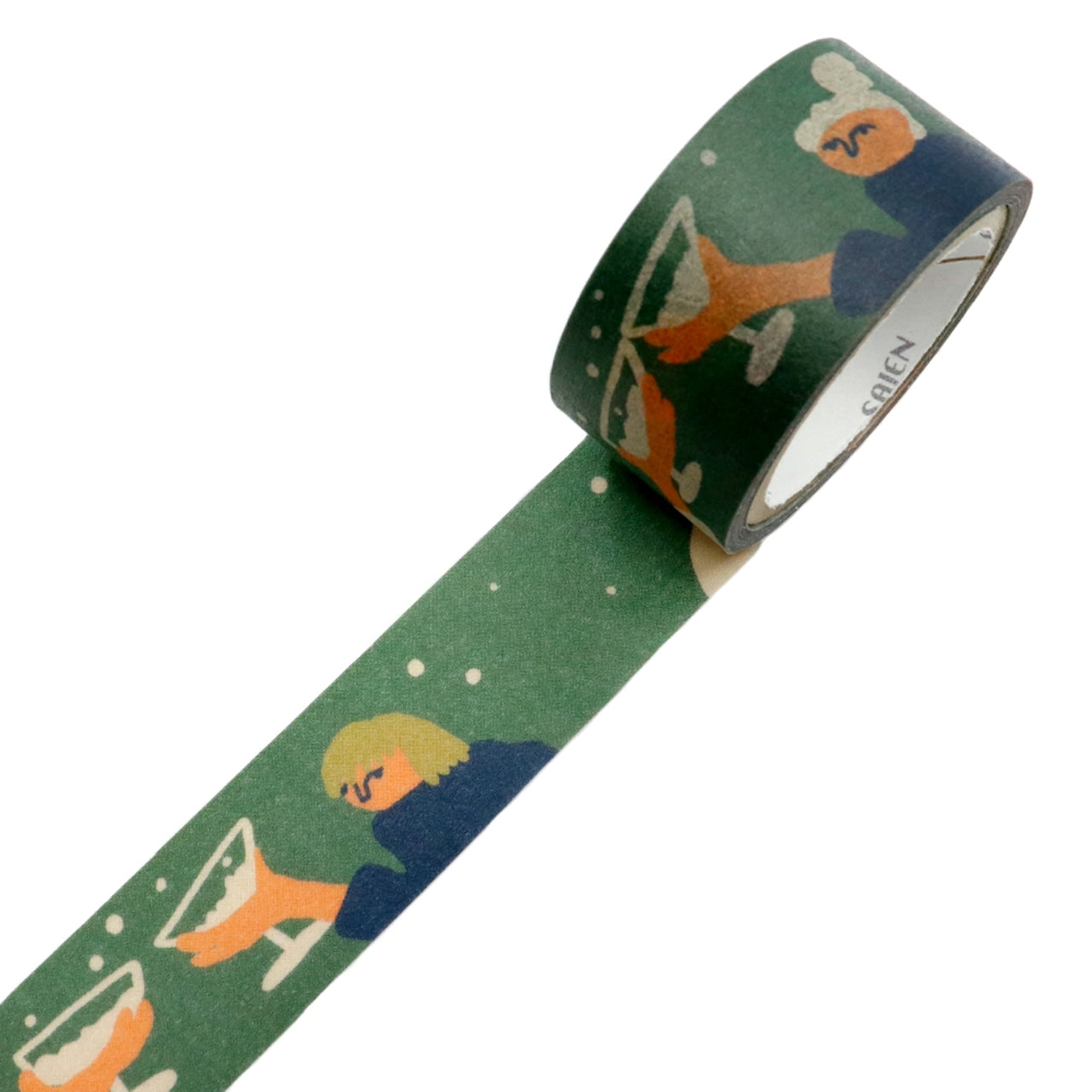 Saien x Janni Valkealahti Co branding Washi Tape - Chrstmas Party