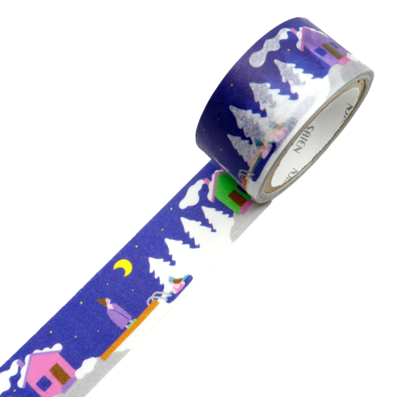 Saien x Tiina Achren Co branding Washi Tape - Ine swimming