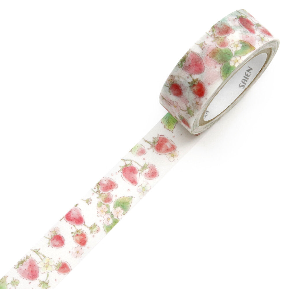 Saien Washi Tape Set - Ichigo Miruku (3 tape Set)