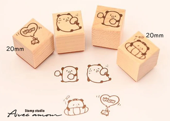 Stamp Studio Avec Amour / Ai Inc. Stamp Studio - Mini Animal Stamp Set - WOW! Panda