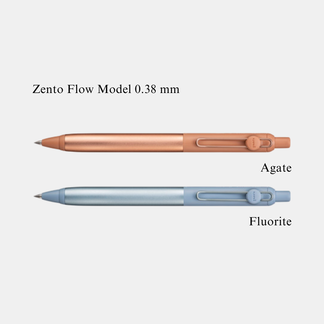 ZENTO 0.38mm / 0.5mm Flow Model Gel Pen