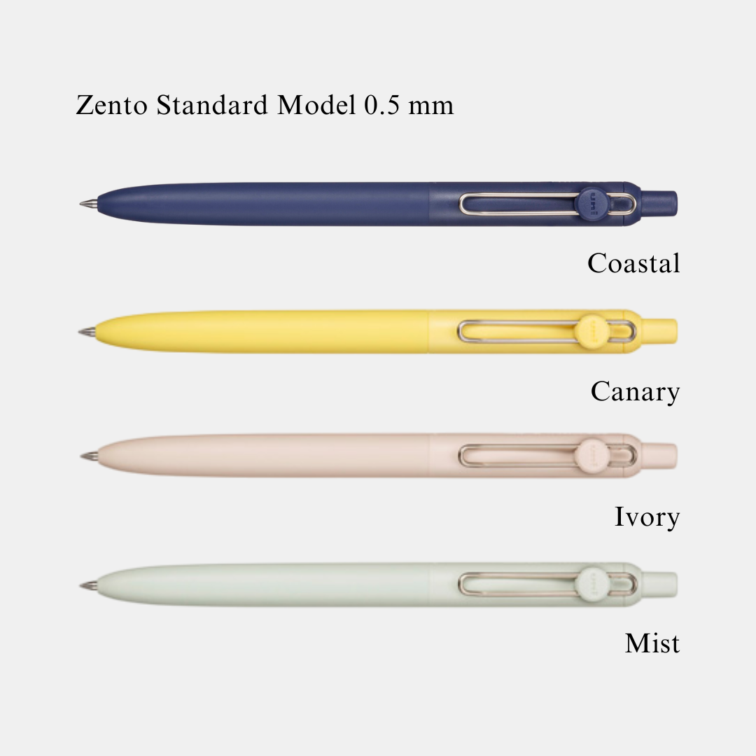 ZENTO 0.38mm / 0.5mm Standard Model Gel Pen