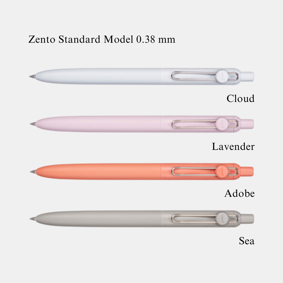 ZENTO 0.38mm / 0.5mm Standard Model Gel Pen