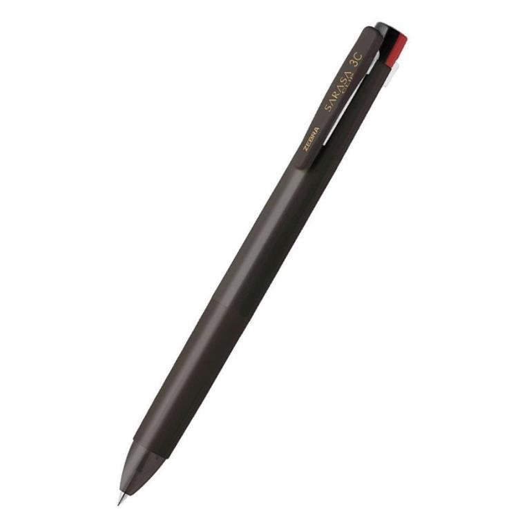 Zebra - Sarasa Clip 3C 0.5mm Gel Pen - Relaxy Color - Charcoal Brown