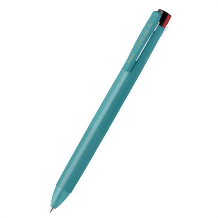 Zebra - Sarasa Clip 3C 0.4mm Gel Pen - Relaxy Color - Turquoise Blue