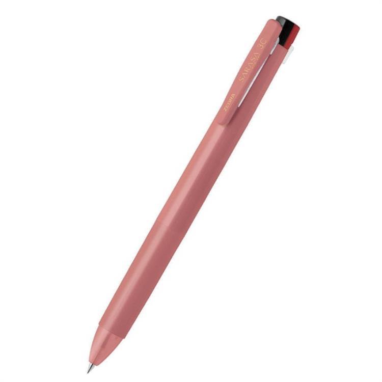 Zebra - Sarasa Clip 3C 0.4mm Gel Pen - Relaxy Color - Coral Pink