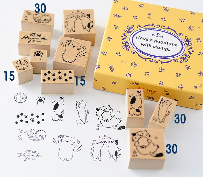 Animal Stamp Set - Kitten