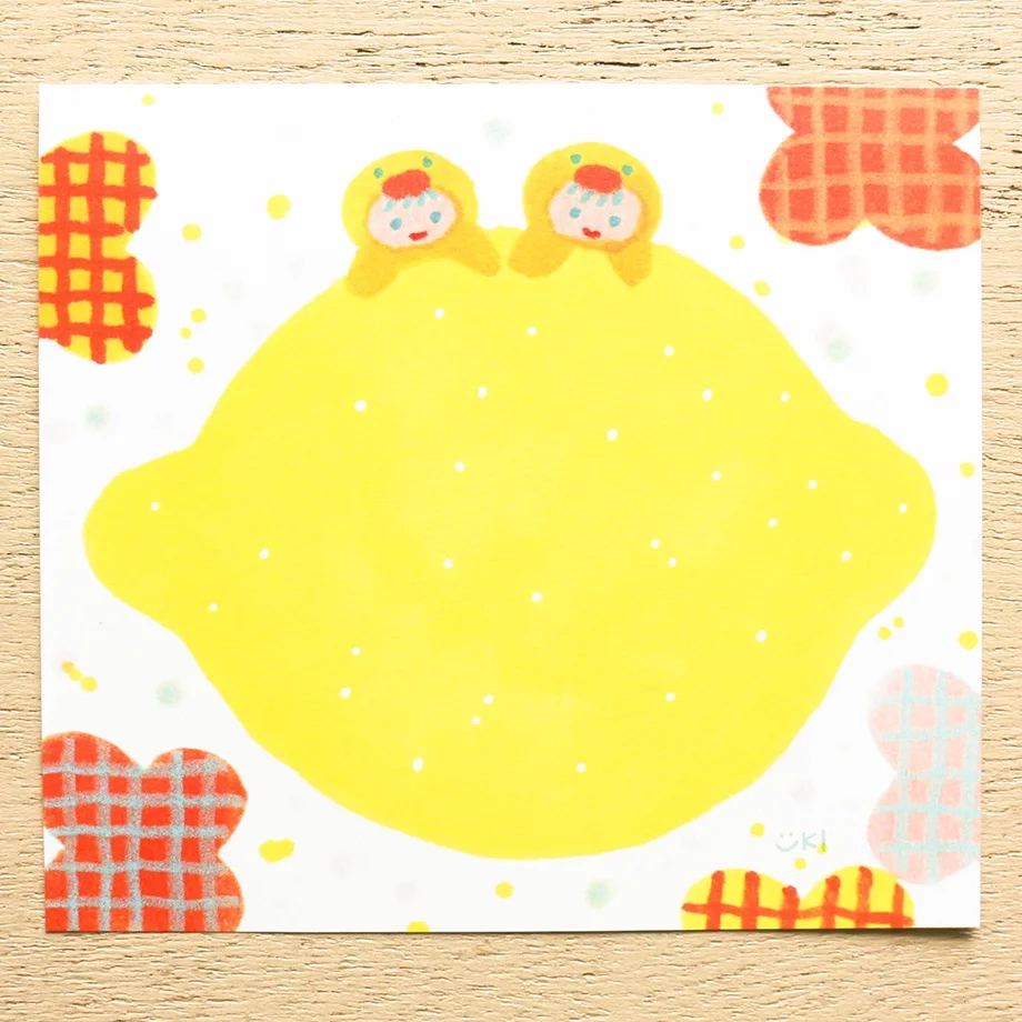 Memo Pad Series designed by Itoi Yuki - Fruits