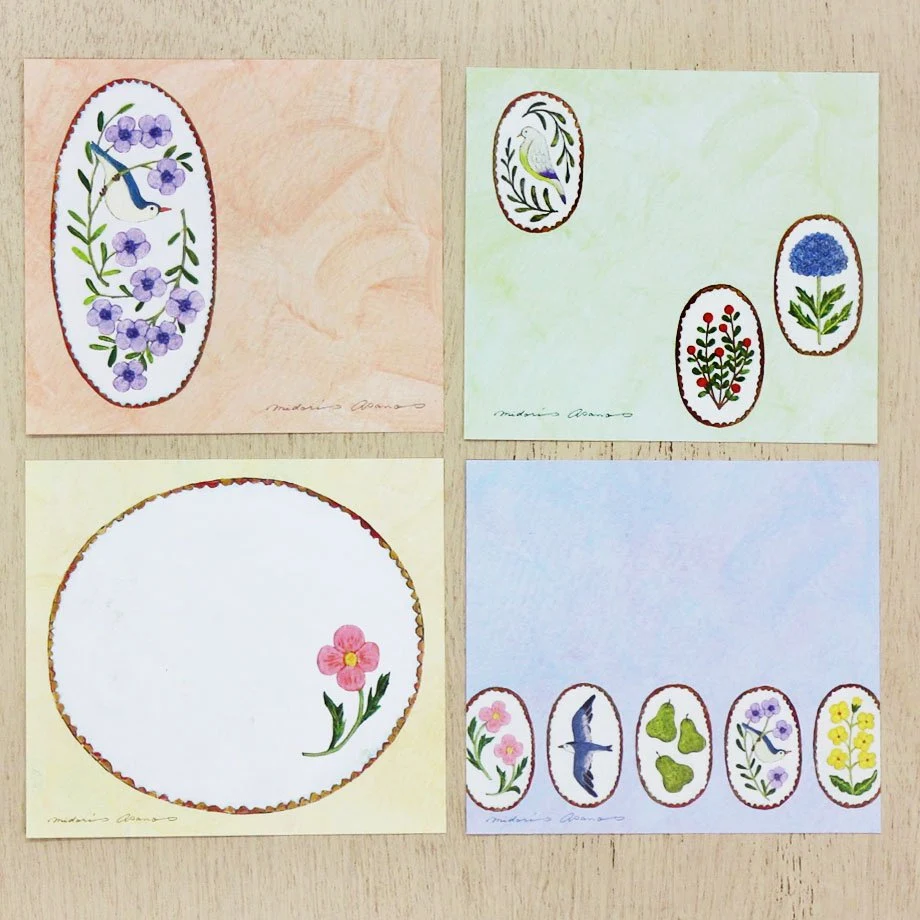 Memo Pad Series designed by Midori Asano - Birds Song