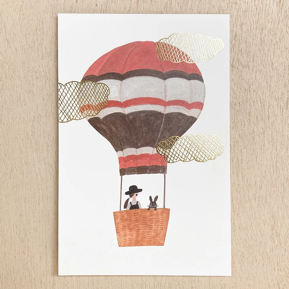 Foil Postcard designed by Necktie - Balloon