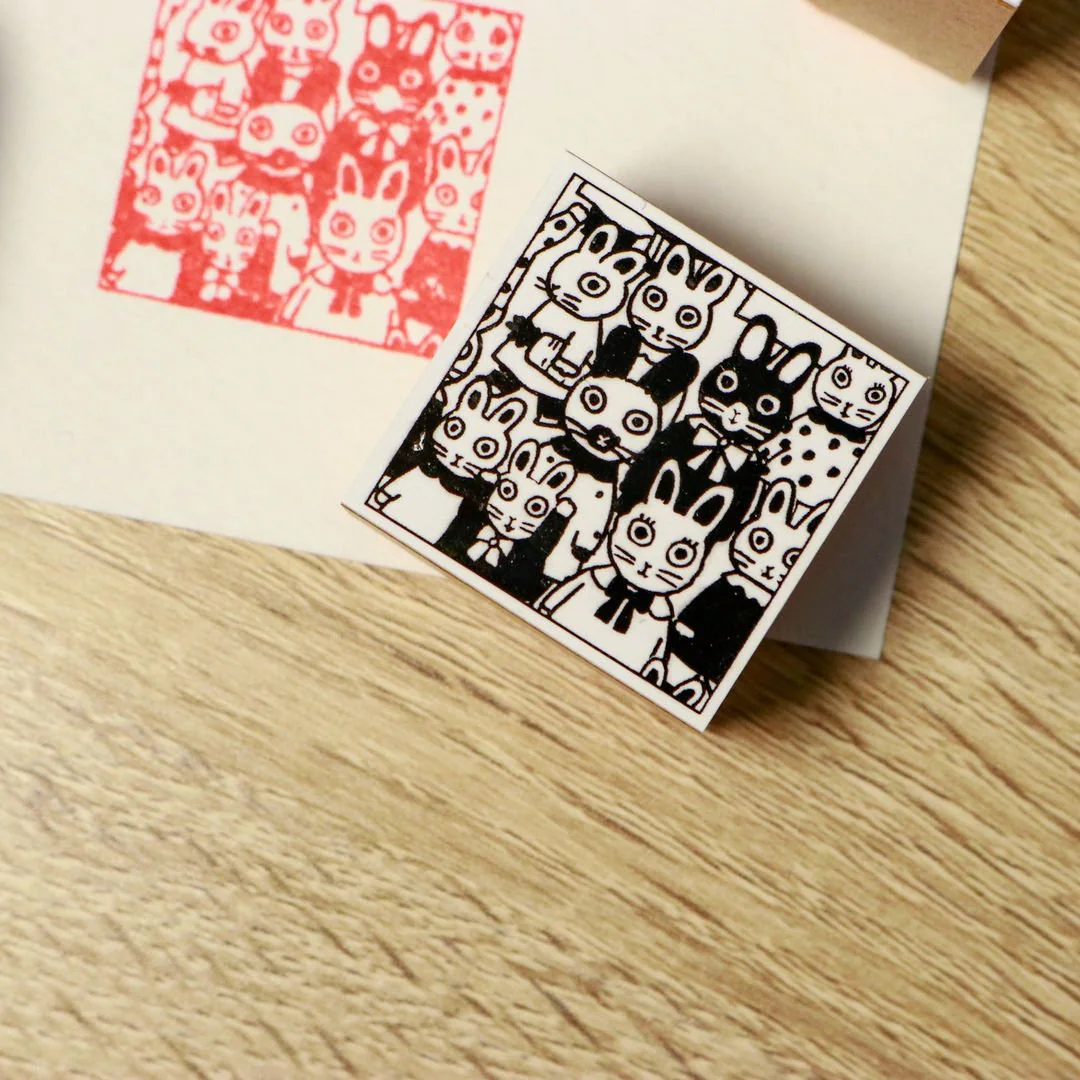 Yumi Kitagishi Wood Stamp - Rabbit