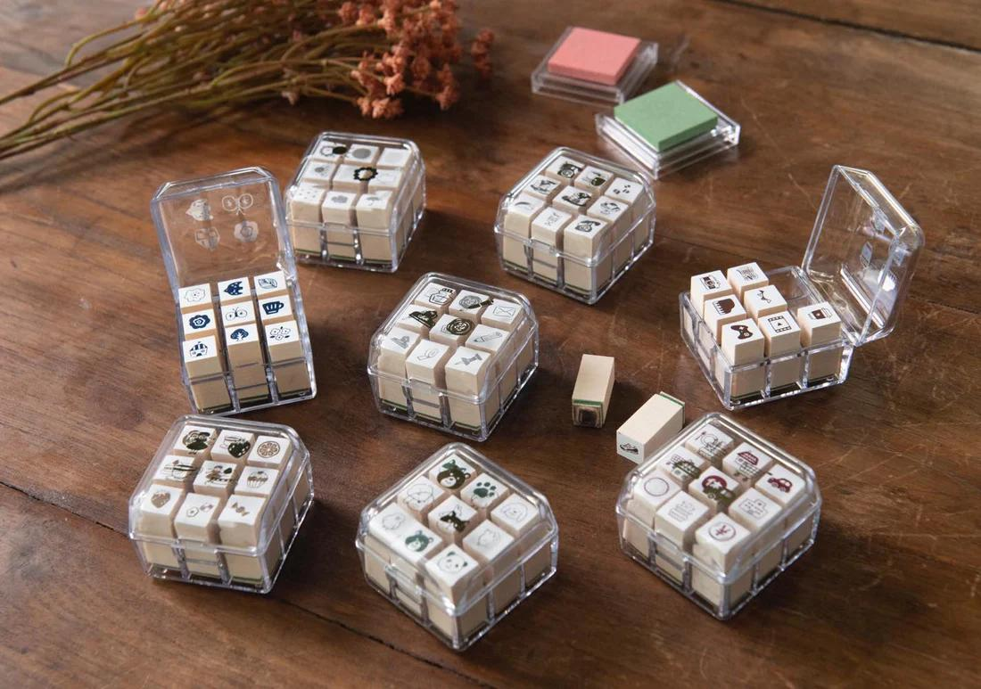 Notebook Enthusiast Series Wood Stamp Set - Mark