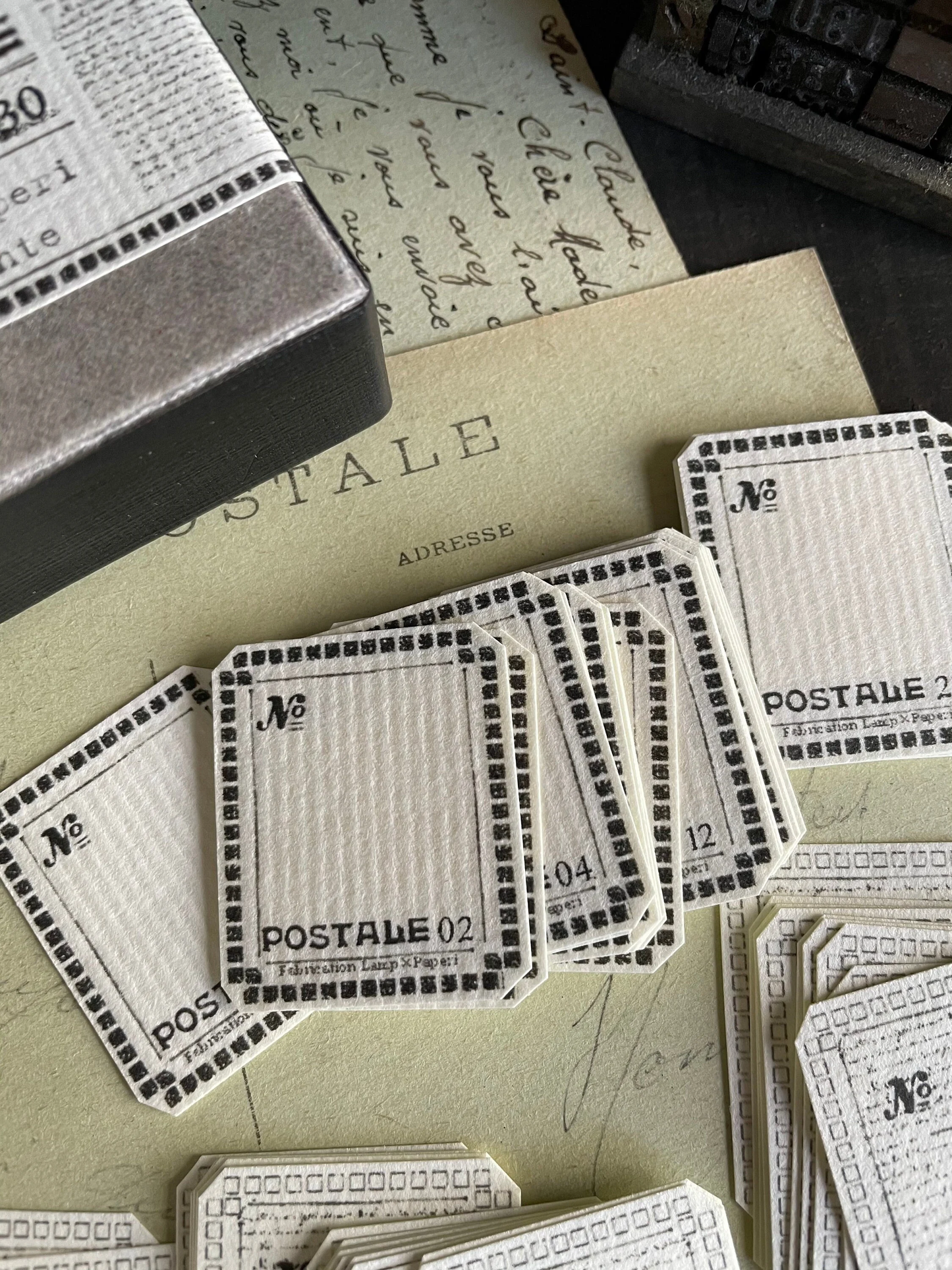 Handmade Postale Sticker - Plane