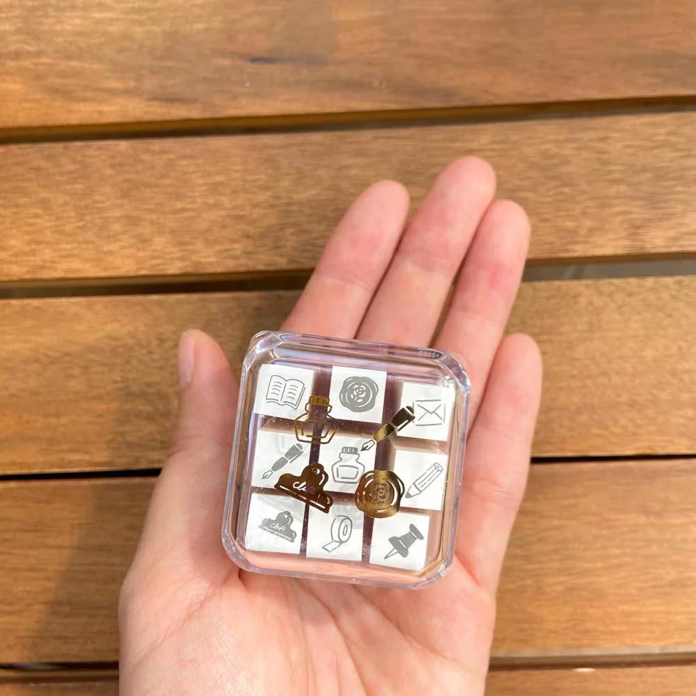 Notebook Enthusiast Series Wood Stamp Set - Hokuou