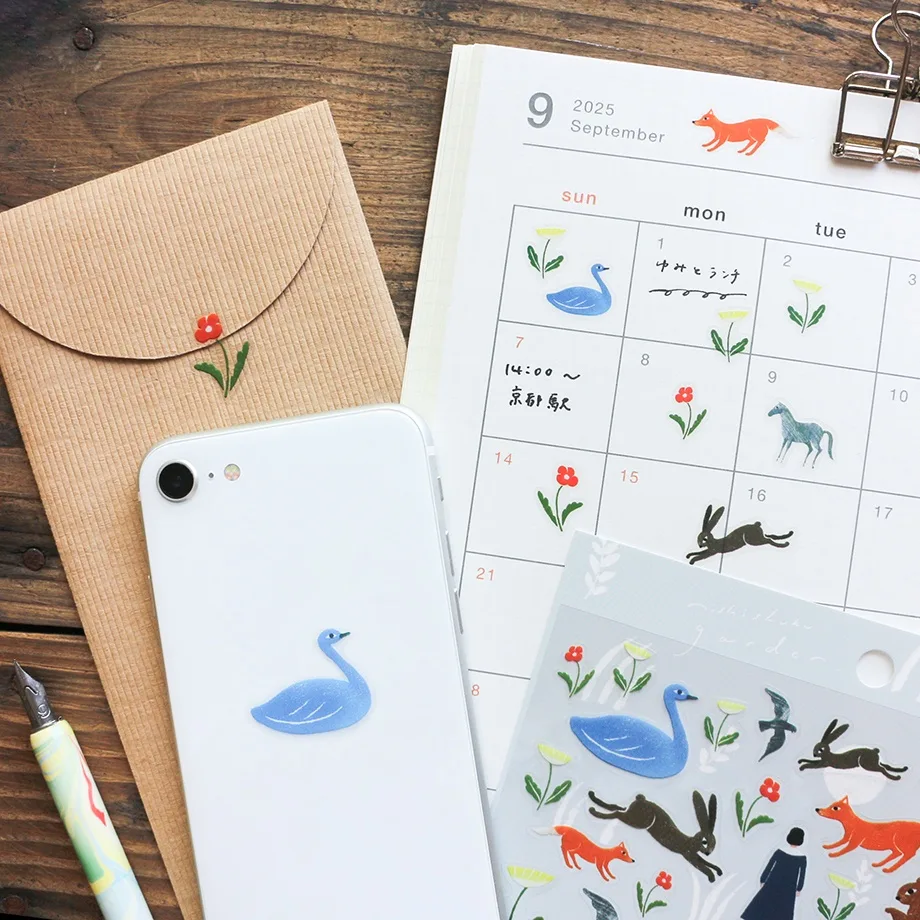 PET Sticker Series design by Nishi Shuku - Garden