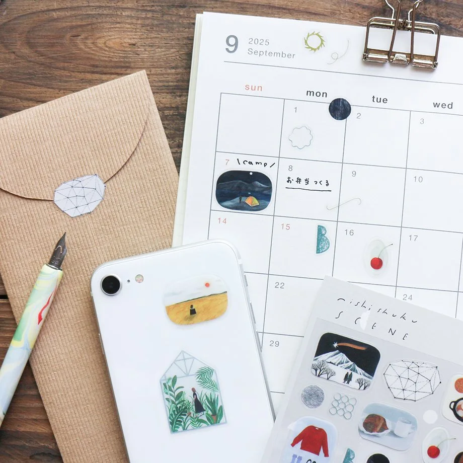 PET Sticker Series design by Nishi Shuku - Scene