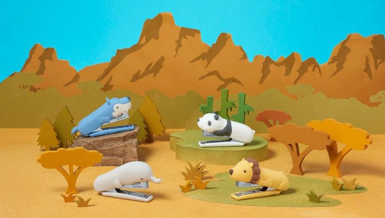 Animal Silicone Stapler - Elephant