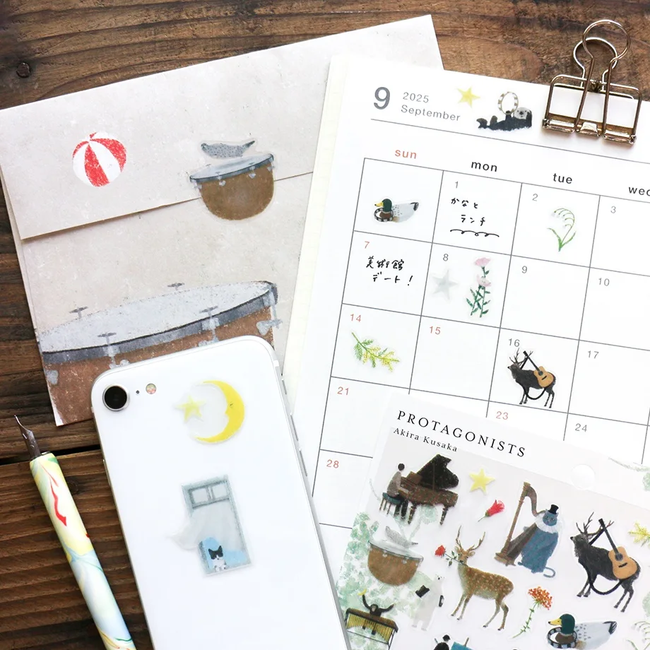 PET Sticker Series design by Akira Kusaka - Protagonists 1