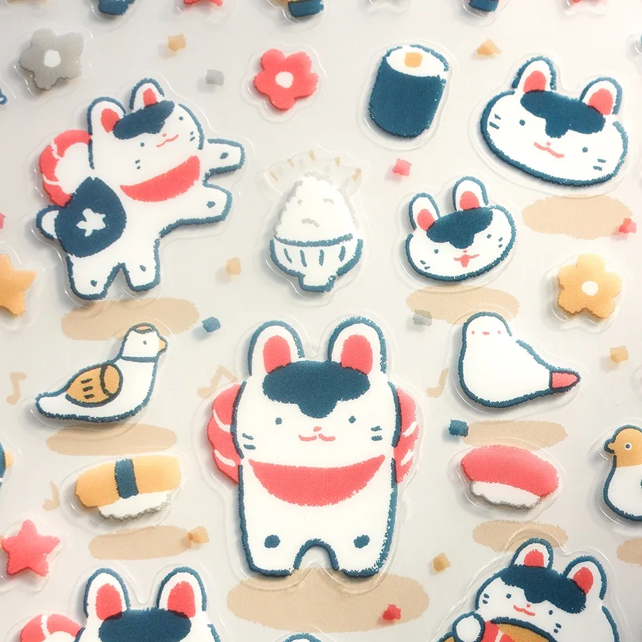 PET Sticker Series design by Masao Takahata - Hariko the Festival Dog!