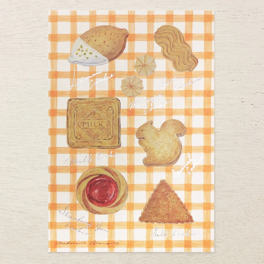 Foil Postcard designed by Asano Midori - Cookie