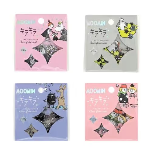 Moomin Limited Flake Sticker Bag - Fuddler and Jumble